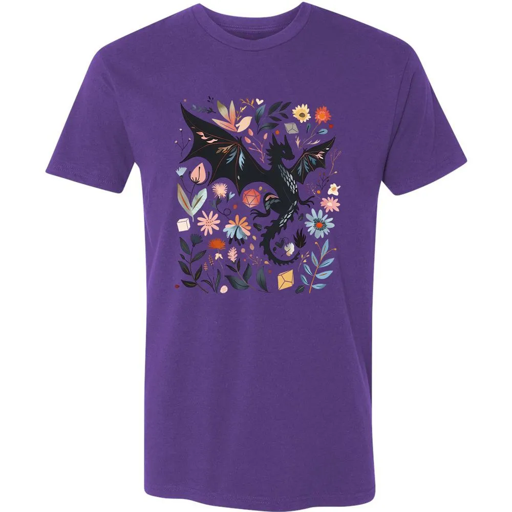 Floral DnD Dragon - Purple Rush - 7