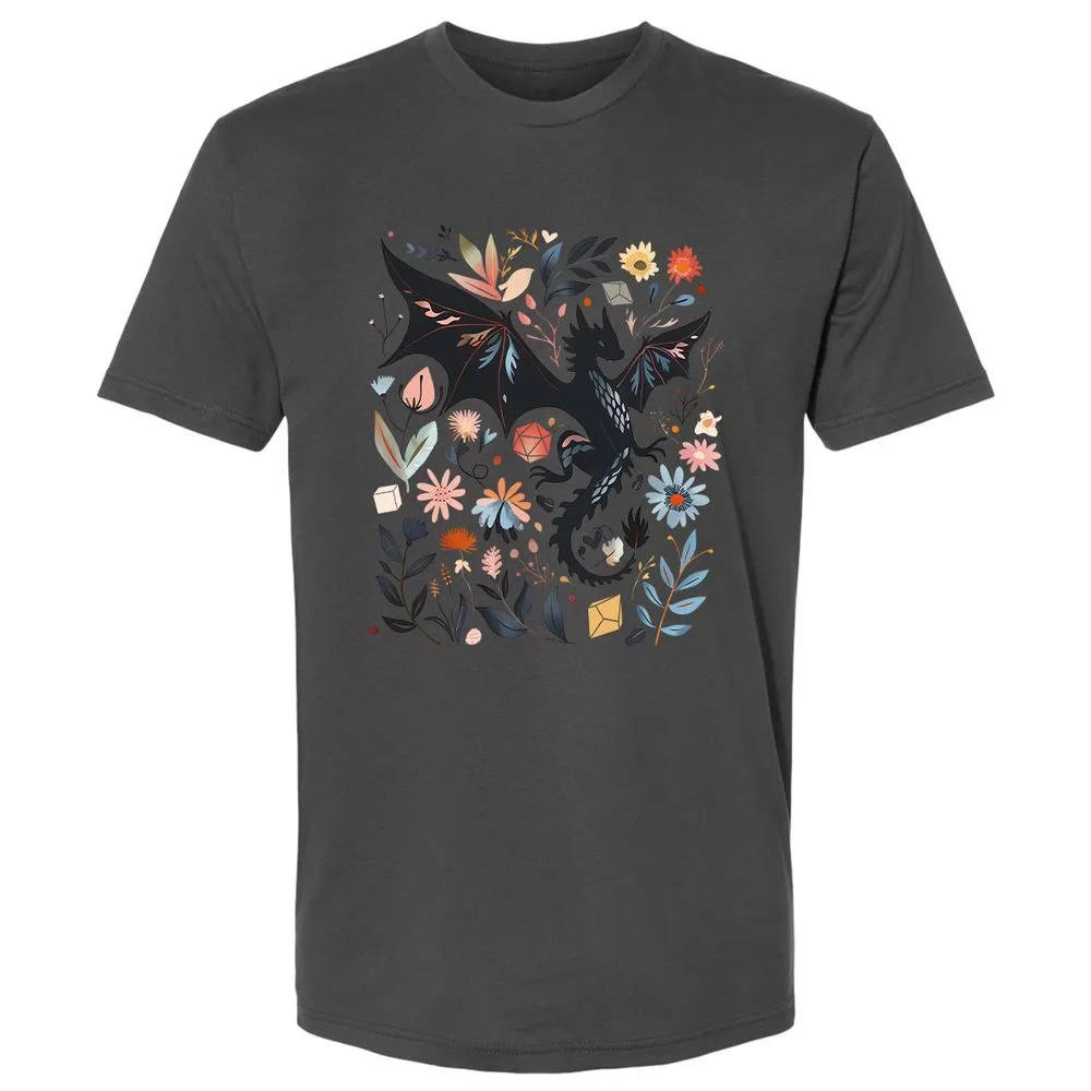 Floral DnD Dragon - Heavy Metal - 8