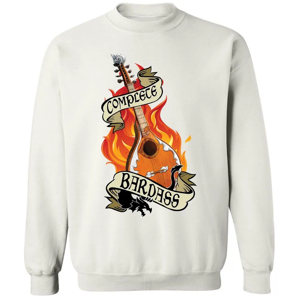 Complete Bardass Classic Unisex Sweatshirt - White - 12