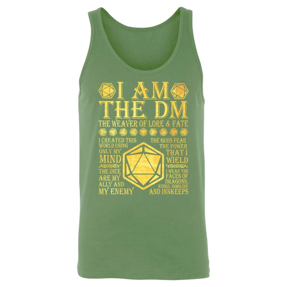 I Am The DM Unisex Jersey Tank - Leaf - 10