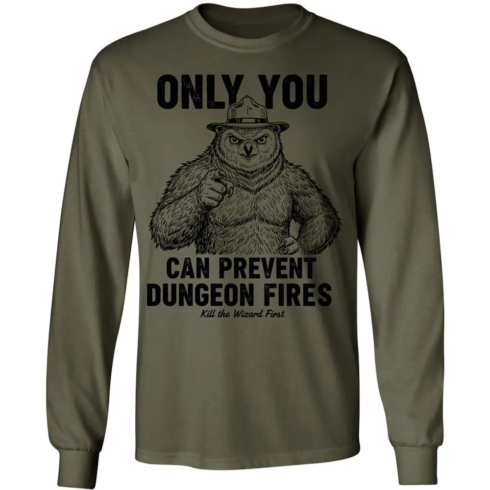 Only You Can Prevent Dungeon Fires - Military Green - 7