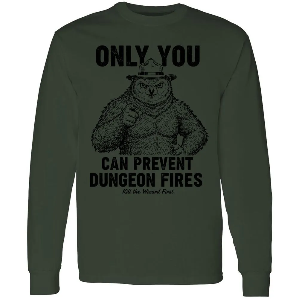Only You Can Prevent Dungeon Fires - Forest Green - 8