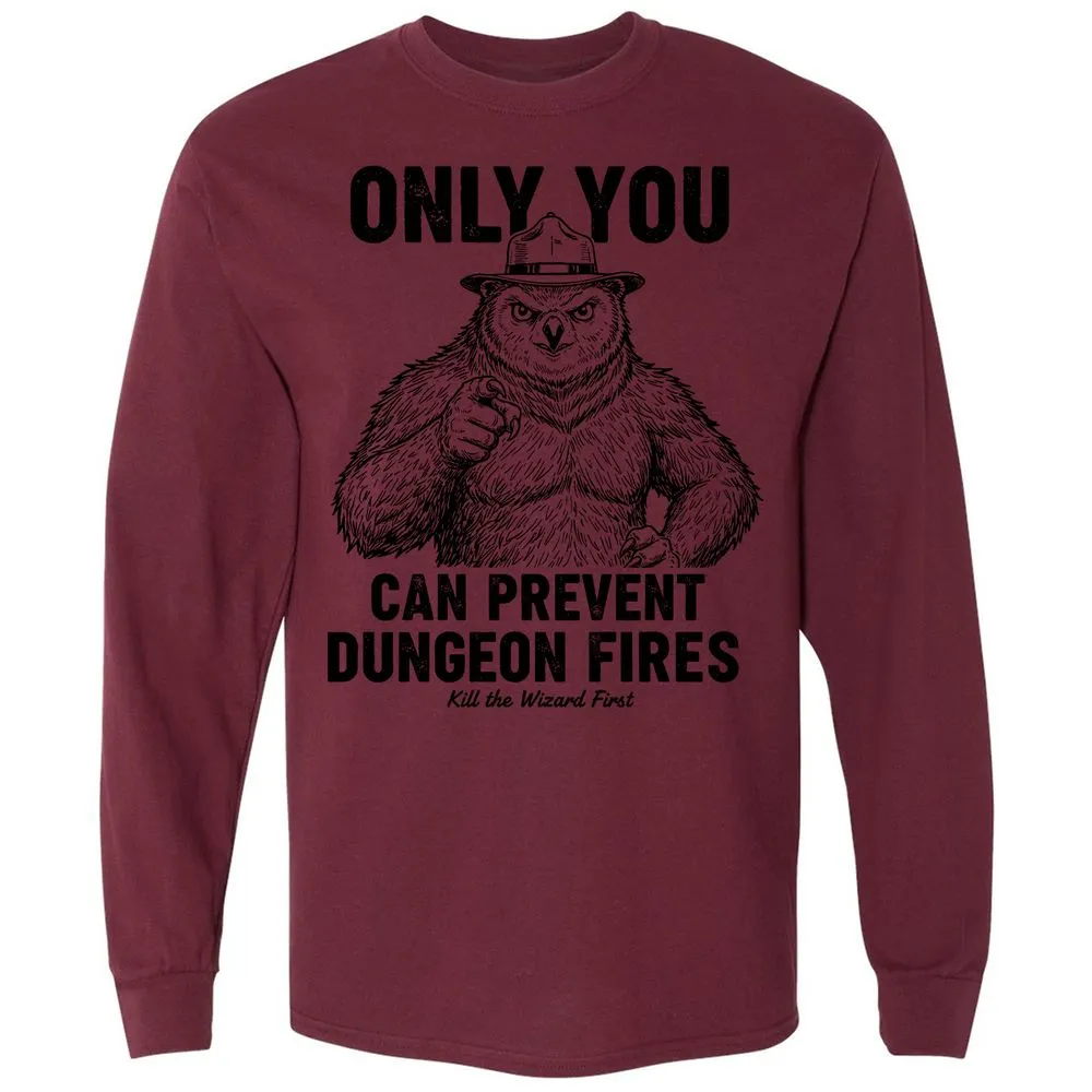 Only You Can Prevent Dungeon Fires - Maroon - 11