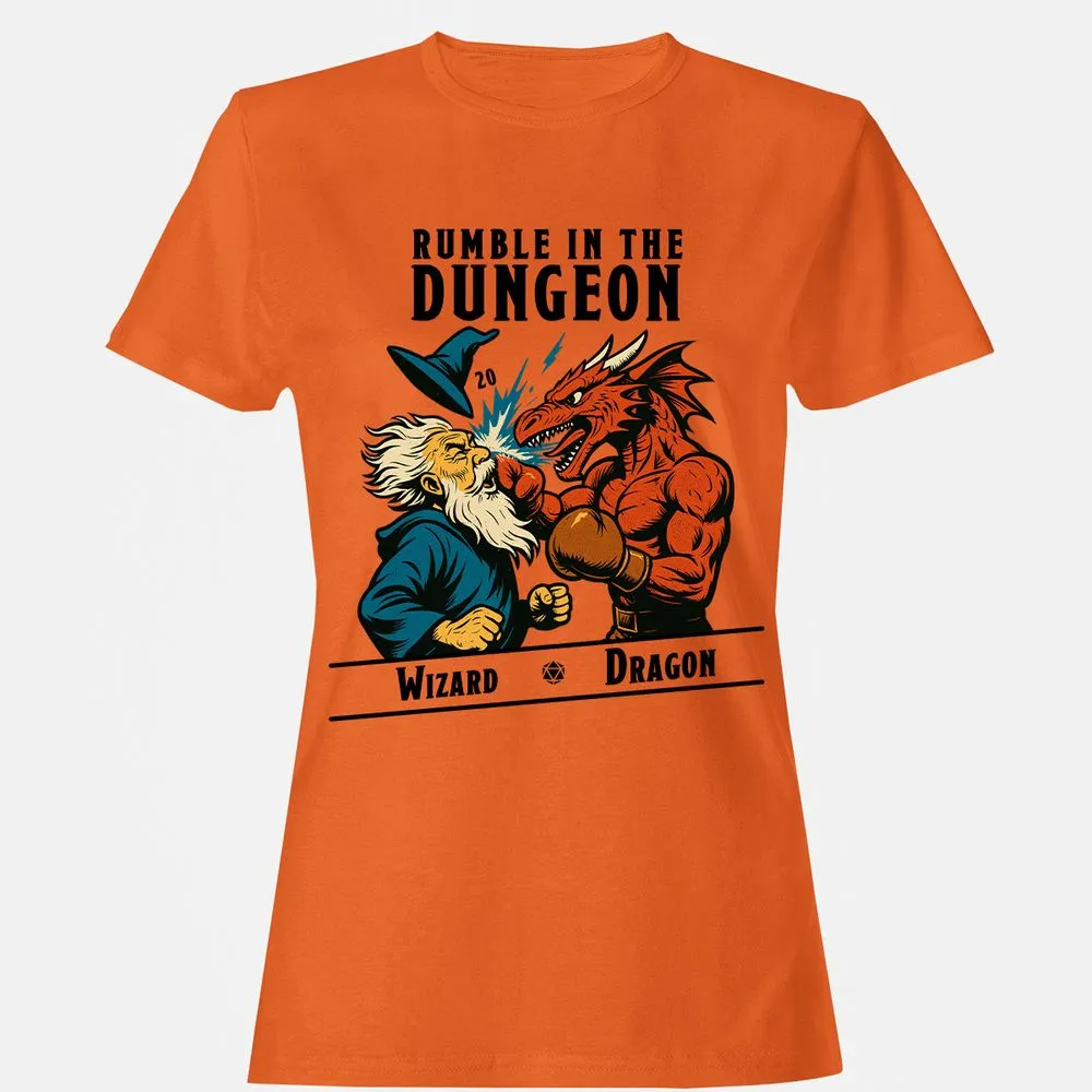 Rumble in the Dungeon Women's T-Shirt - Orange - 11