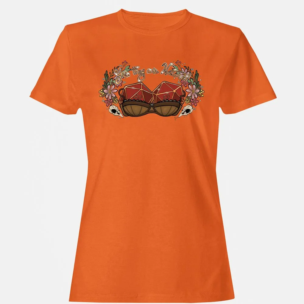 Yes They're Natural Women's T-Shirt - Orange - 11