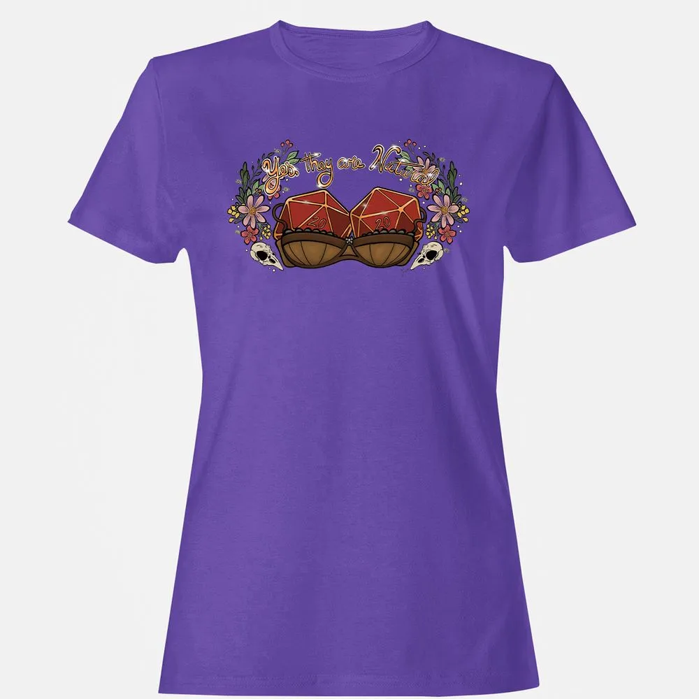 Yes They're Natural Women's T-Shirt - Purple - 12