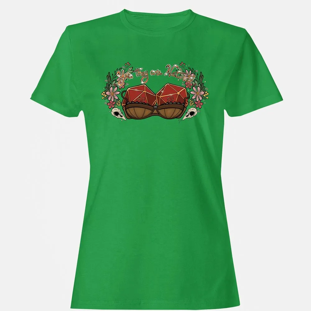 Yes They're Natural Women's T-Shirt - Irish Green - 7
