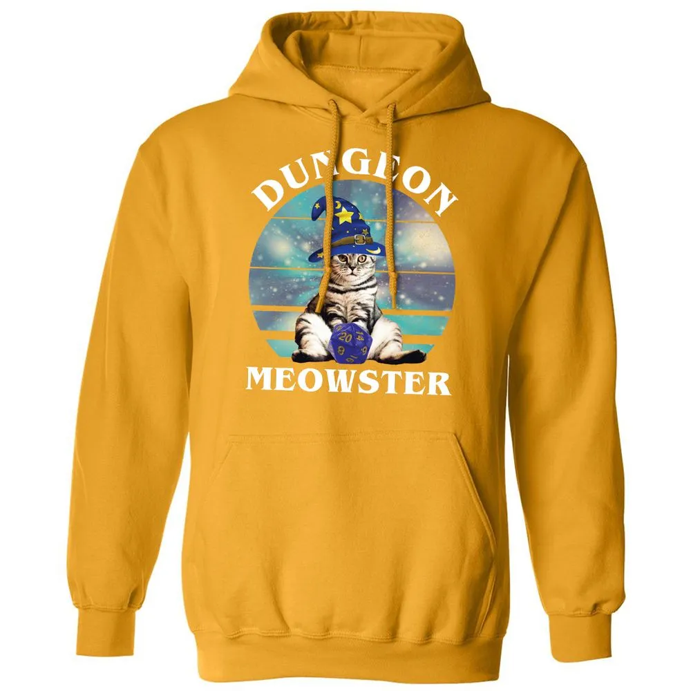 Dungeon Meowster Vintage Classic Unisex Hoodie - Gold - 12