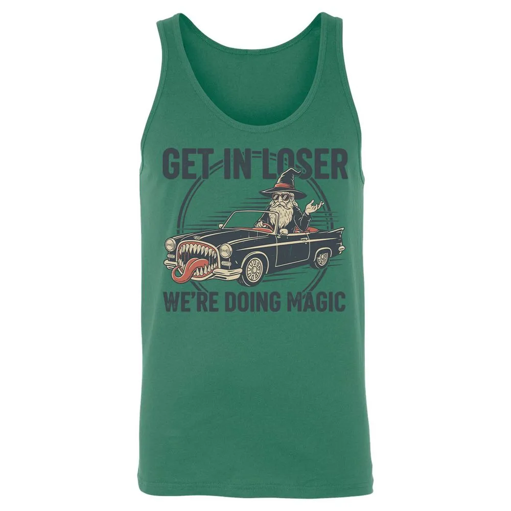 GET IN LOSER, WE’RE DOING MAGIC Unisex Jersey Tank - Kelly - 9