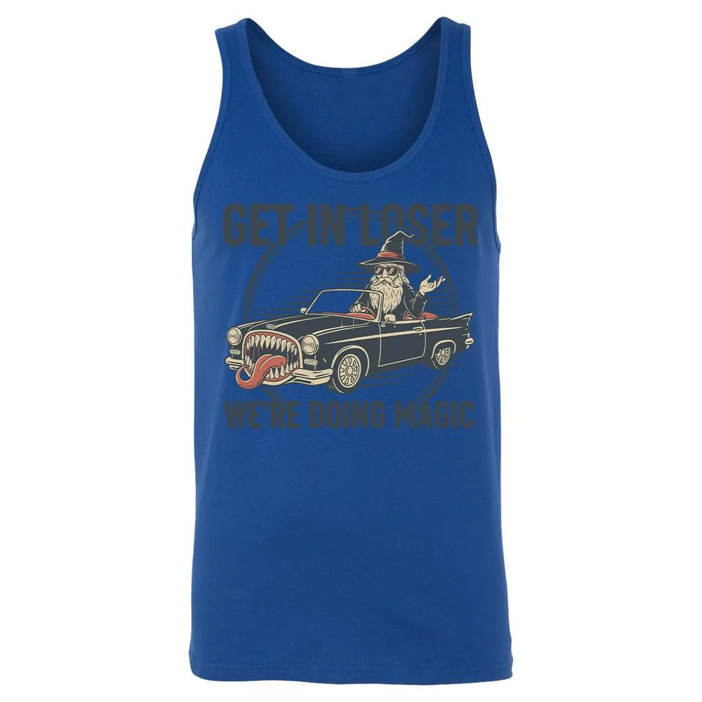 GET IN LOSER, WE’RE DOING MAGIC Unisex Jersey Tank - True Royal - 13