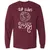 20 Sides to Every Story Long Sleeve T-Shirt - Maroon - 11