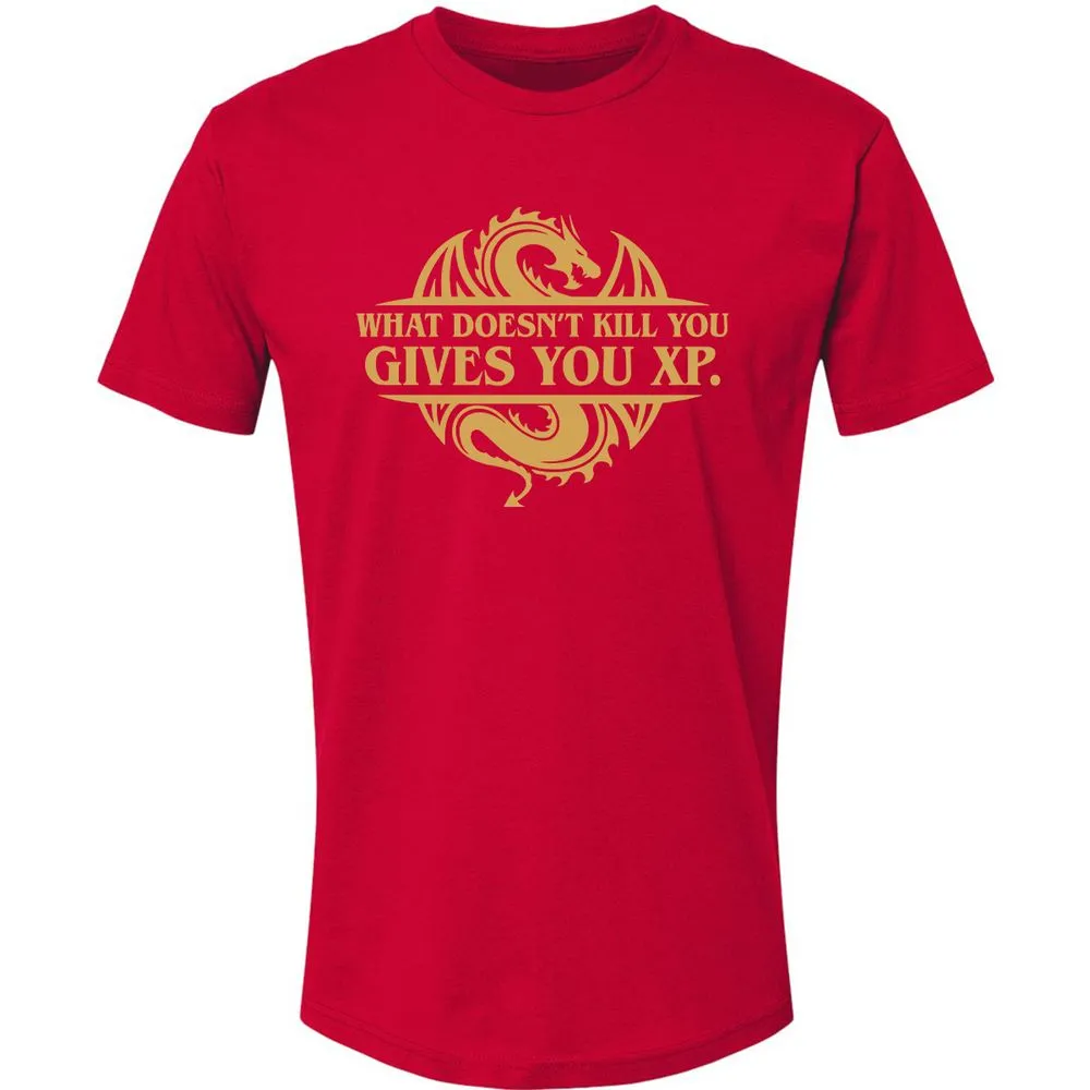 What Doesn't Kill You Gives You XP Premium Unisex T-Shirt - Red - 6
