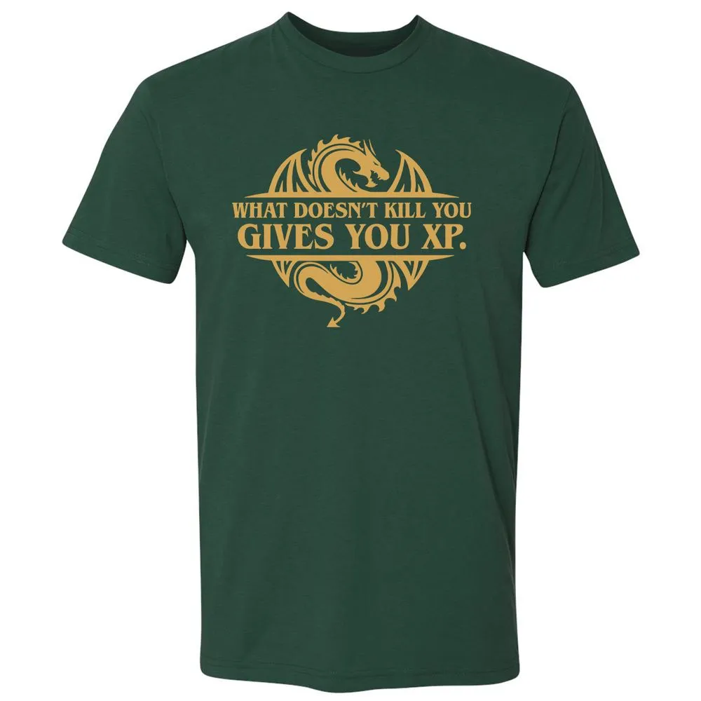 What Doesn't Kill You Gives You XP Premium Unisex T-Shirt - Forest Green - 13