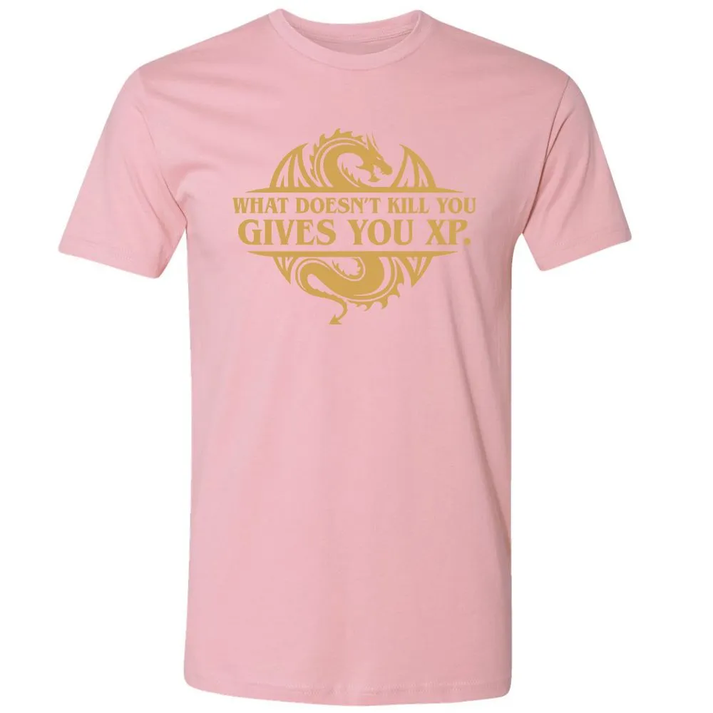 What Doesn't Kill You Gives You XP Premium Unisex T-Shirt - Light Pink - 3