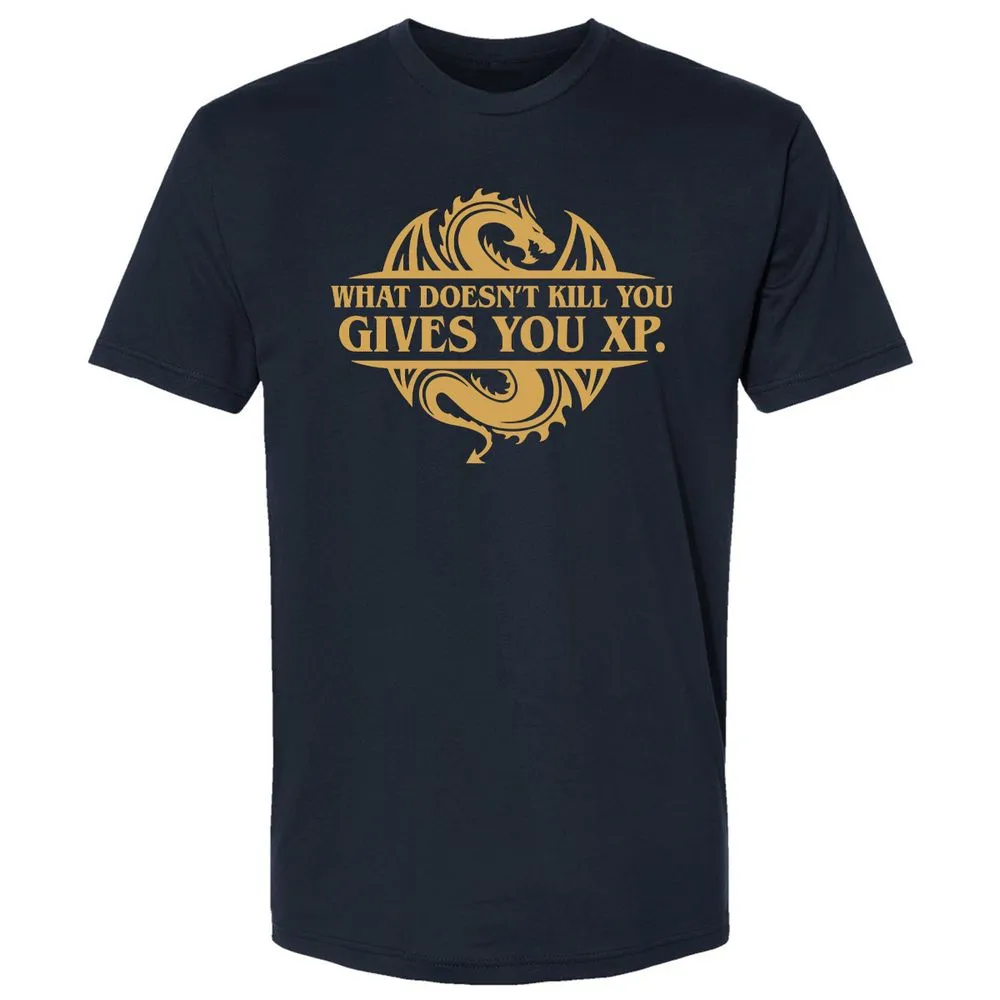 What Doesn't Kill You Gives You XP Premium Unisex T-Shirt - Midnight Navy - 2