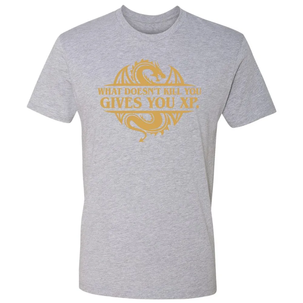 What Doesn't Kill You Gives You XP Premium Unisex T-Shirt - Heather Grey - 9