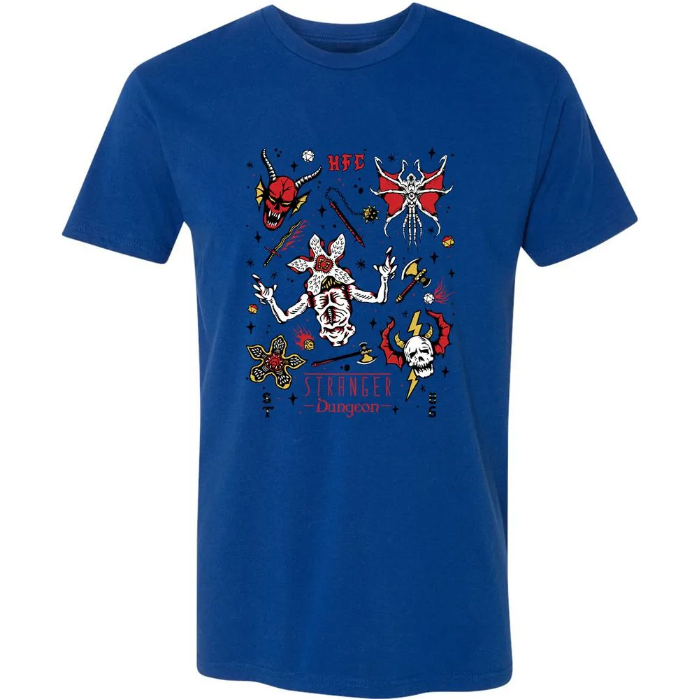 STRANGER DUNGEON Premium Unisex T-Shirt - Royal - 10