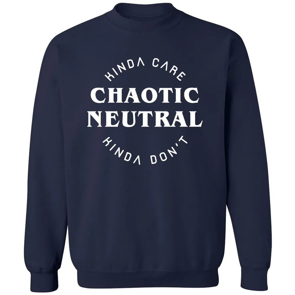 Chaotic Neutral Classic Unisex Sweatshirt - Navy - 2