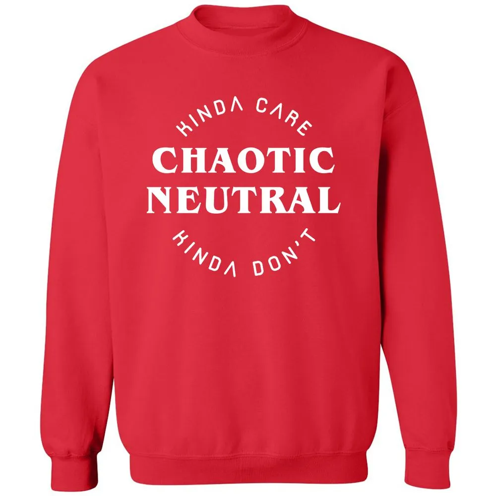 Chaotic Neutral Classic Unisex Sweatshirt - Red - 5