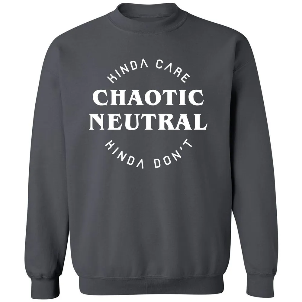 Chaotic Neutral Classic Unisex Sweatshirt - Charcoal - 7