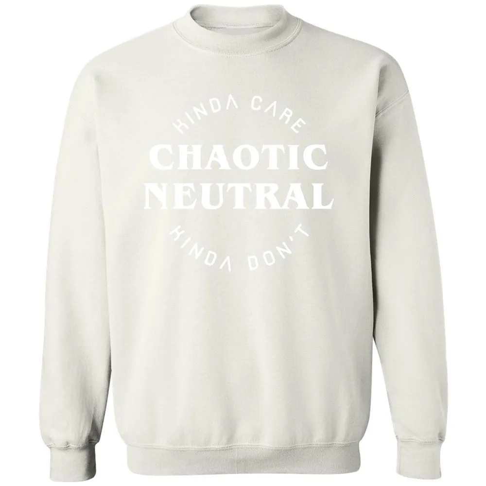 Chaotic Neutral Classic Unisex Sweatshirt - White - 12