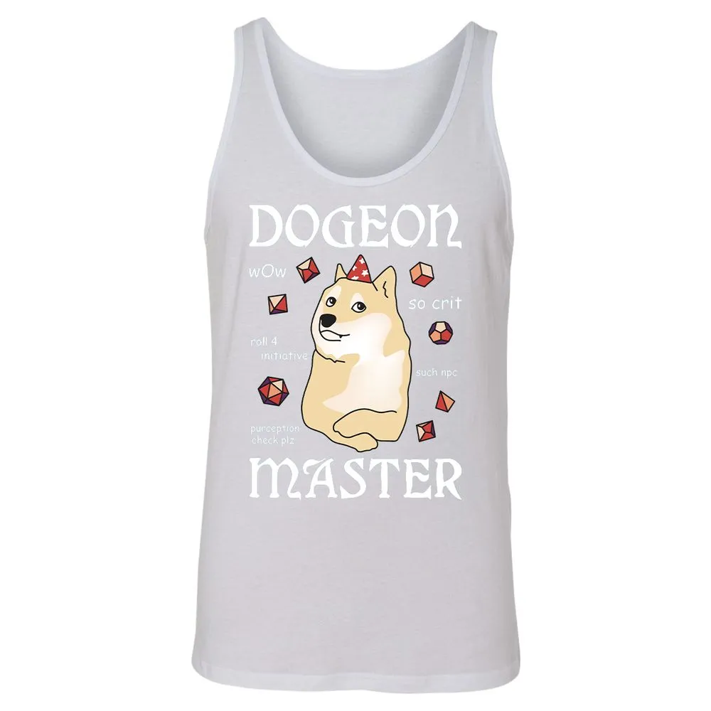 Dogeon Master Unisex Jersey Tank - White - 14