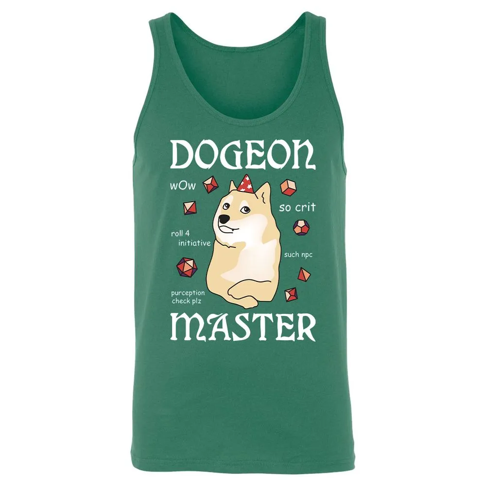 Dogeon Master Unisex Jersey Tank - Kelly - 9