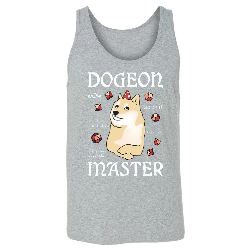 Dogeon Master Unisex Jersey Tank - Athletic Heather - 4