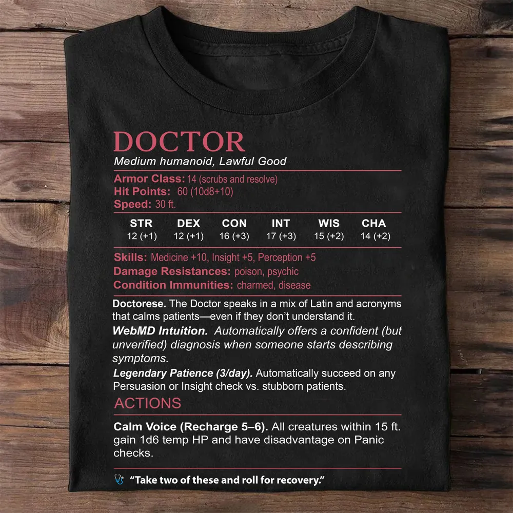 Doctor Stats Classic Unisex T-Shirt - 1
