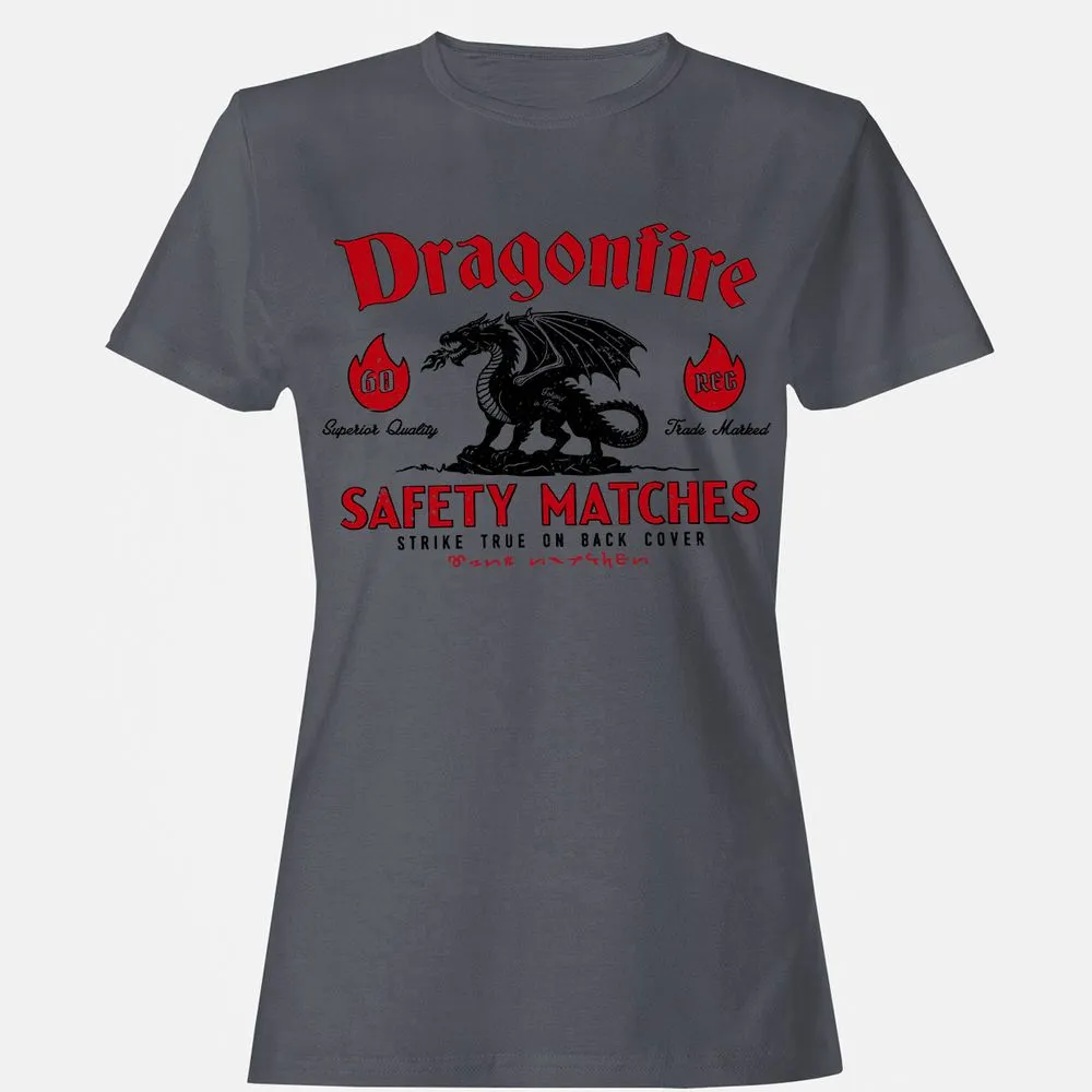 Dragonfire Women's T-Shirt - Dark Heather - 5