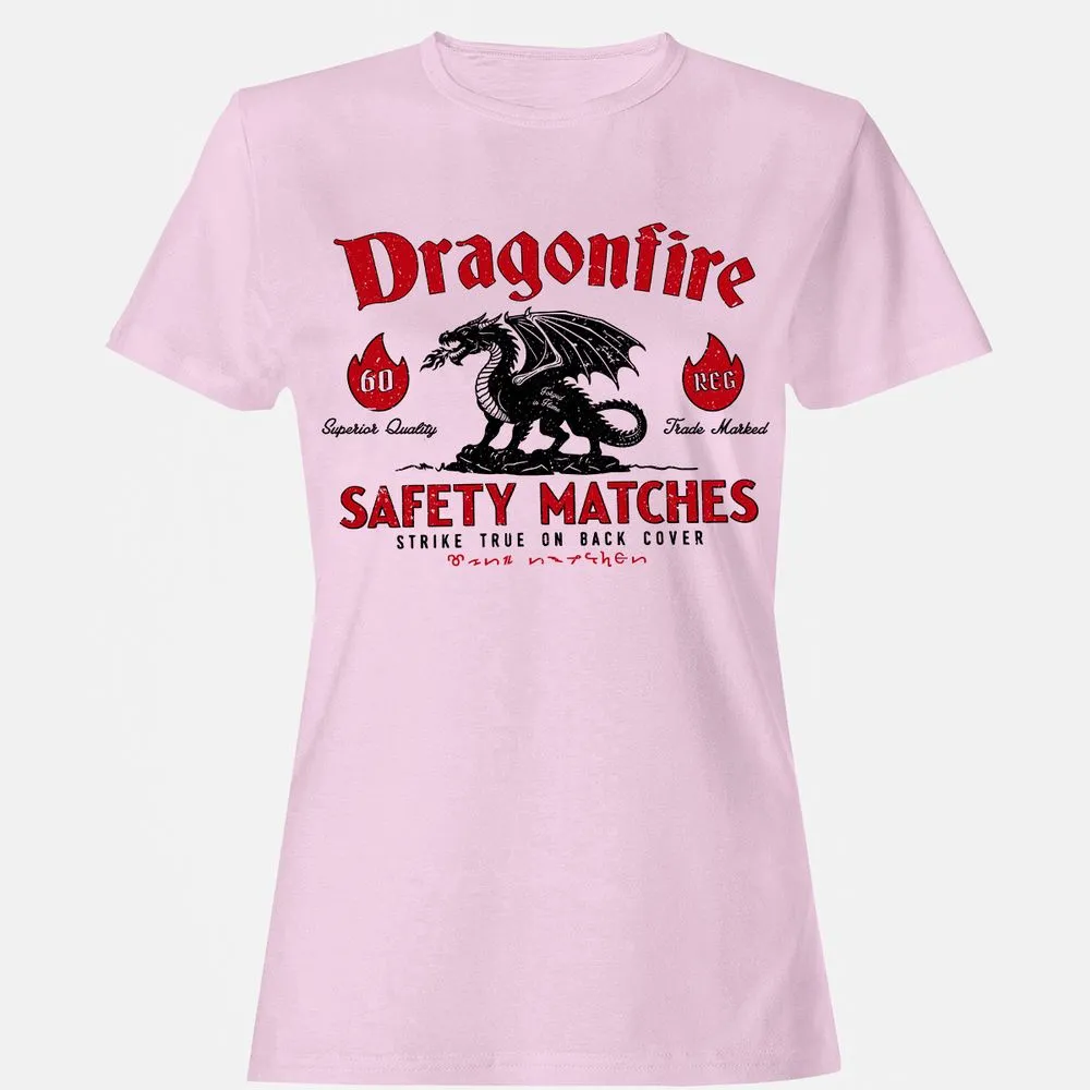 Dragonfire Women's T-Shirt - Light Pink - 9