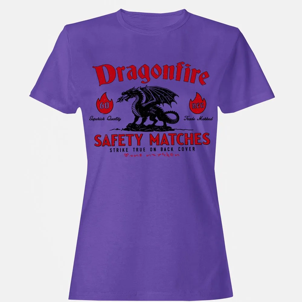 Dragonfire Women's T-Shirt - Purple - 12