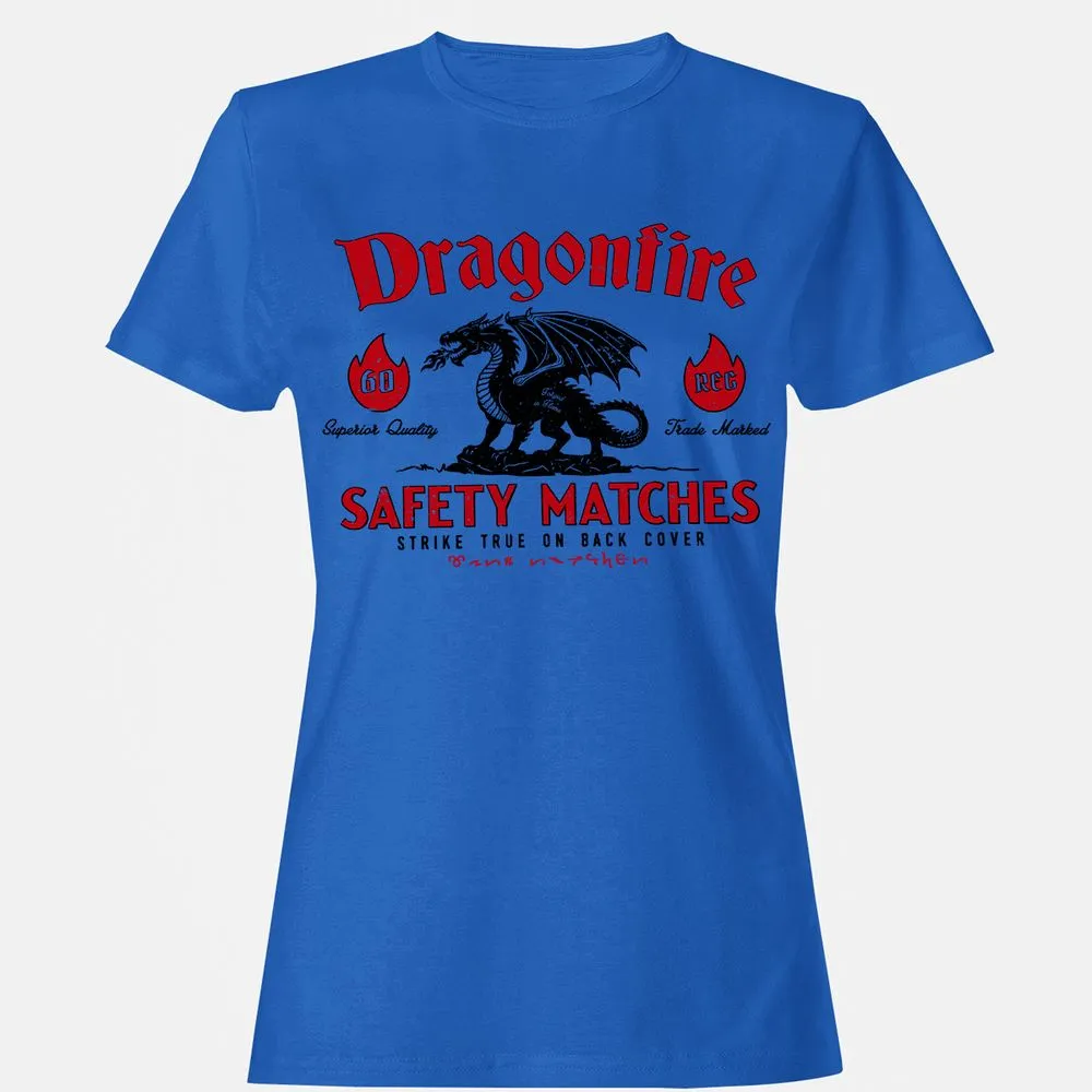 Dragonfire Women's T-Shirt - Royal - 14