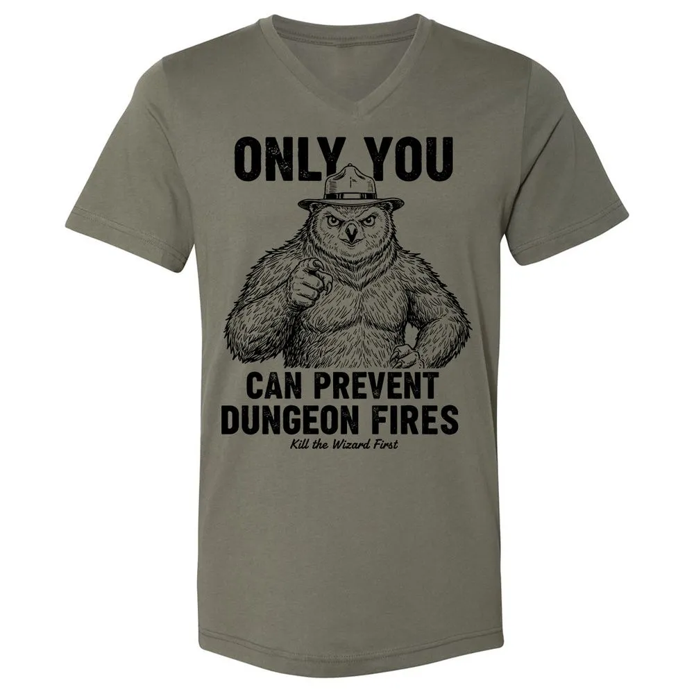 Only You Can Prevent Dungeon Fires - Military Green - 10
