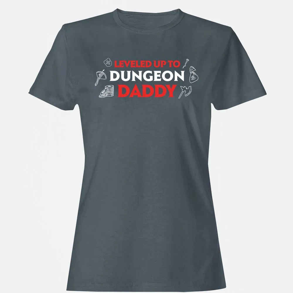 Leveled Up To Dungeon Daddy Women's T-Shirt - Charcoal - 3
