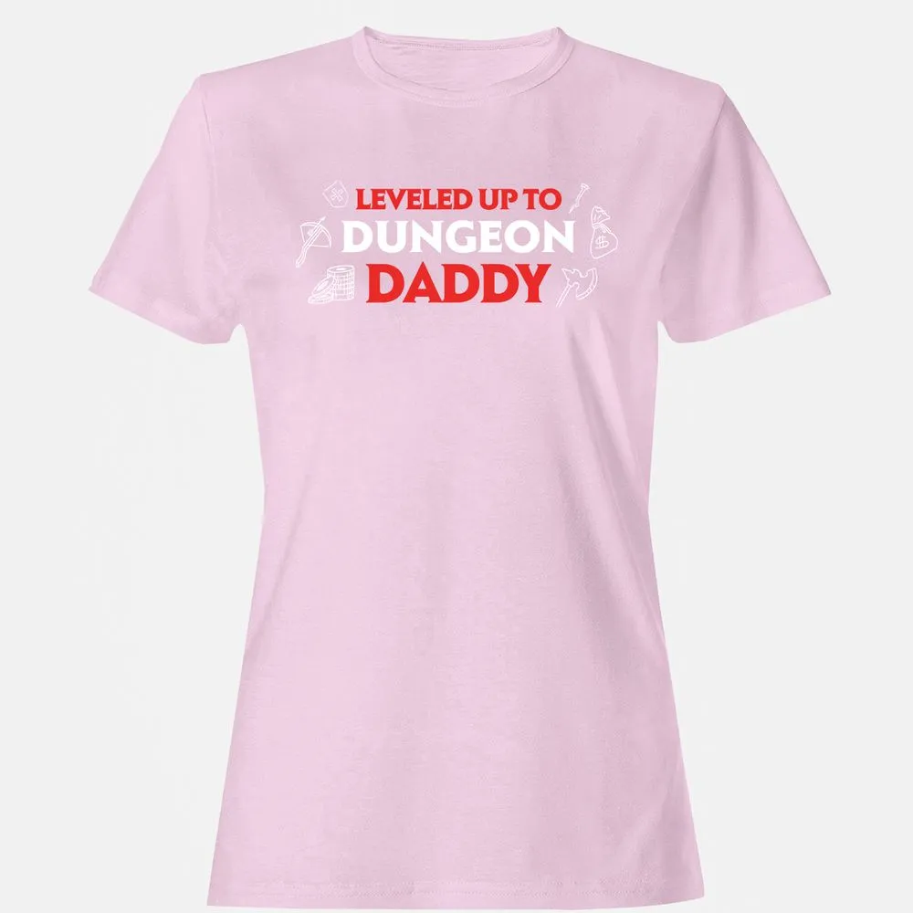 Leveled Up To Dungeon Daddy Women's T-Shirt - Light Pink - 9