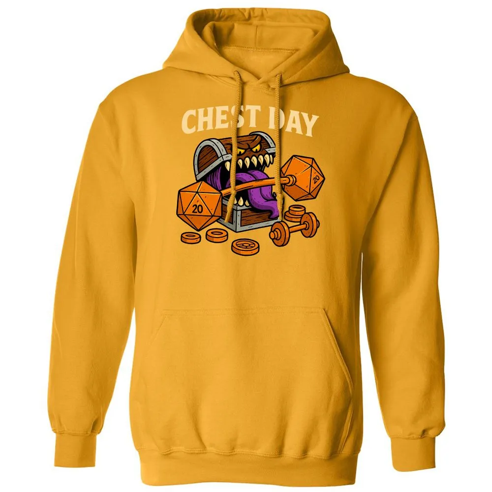 Chest Day Classic Unisex Hoodie - Gold - 12