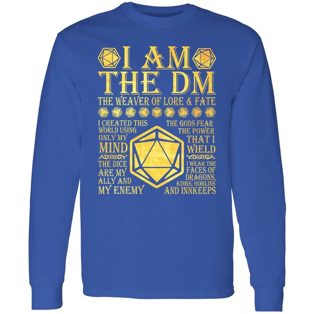 I Am The DM Long Sleeve T-Shirt - Royal - 8
