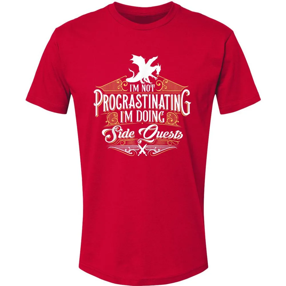 I'm Doing Side Quests Premium Unisex T-Shirt - Red - 6