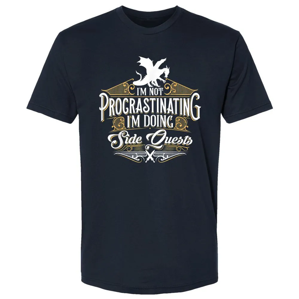 I'm Doing Side Quests Premium Unisex T-Shirt - Midnight Navy - 2
