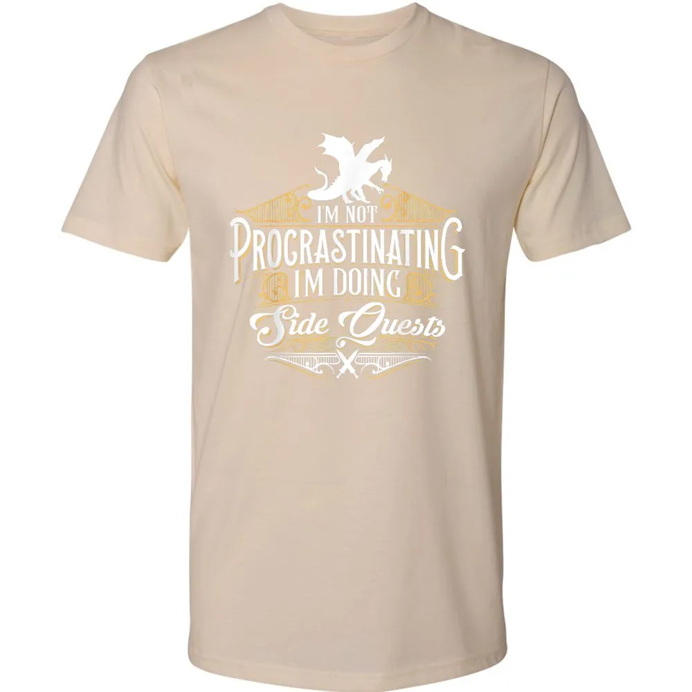 I'm Doing Side Quests Premium Unisex T-Shirt - Cream - 14
