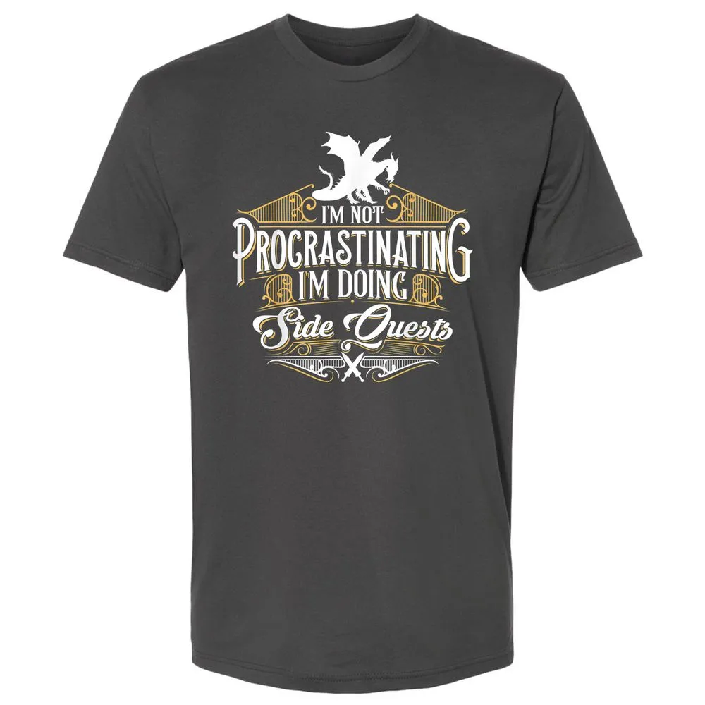 I'm Doing Side Quests Premium Unisex T-Shirt - Heavy Metal - 8