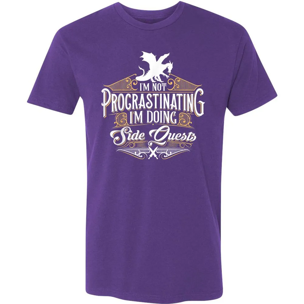 I'm Doing Side Quests Premium Unisex T-Shirt - Purple Rush - 7