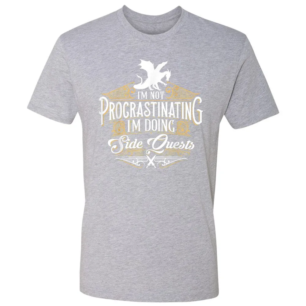 I'm Doing Side Quests Premium Unisex T-Shirt - Heather Grey - 9