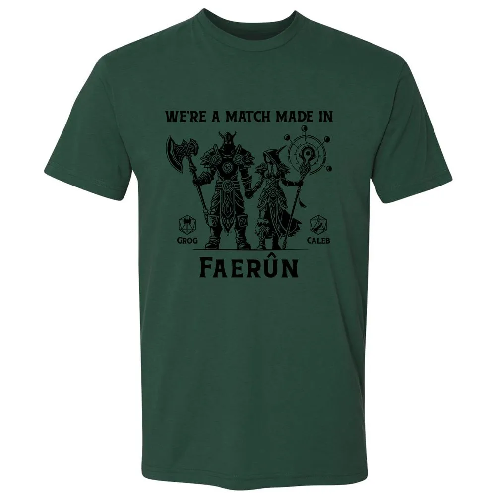 Custom DnD Class Couple Premium Unisex T-Shirt - Forest Green - 13