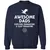 Awesome Dads Slay Dragons Classic Unisex Sweatshirt - Navy - 2