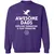 Awesome Dads Slay Dragons Classic Unisex Sweatshirt - Purple - 6