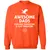 Awesome Dads Slay Dragons Classic Unisex Sweatshirt - Orange - 10
