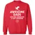 Awesome Dads Slay Dragons Classic Unisex Sweatshirt - Red - 5