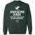 Awesome Dads Slay Dragons Classic Unisex Sweatshirt - Forest Green - 4